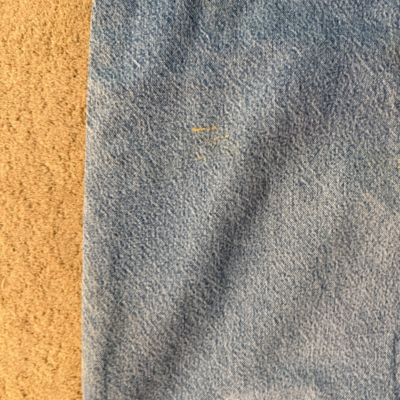 Vintage Carhartt Flannel Lined Jeans Mens Blue Denim 38x29 Made In USA - Picture 10 of 10